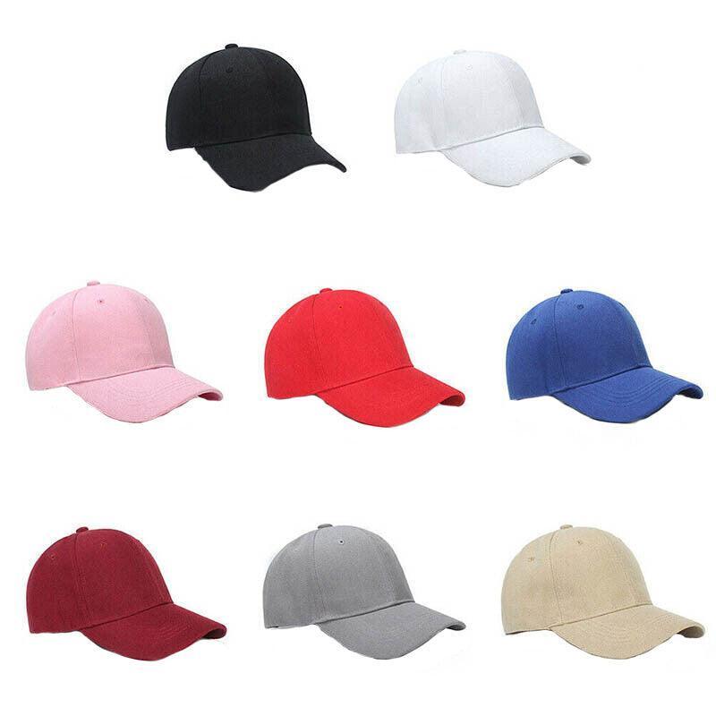 Summer Multi-colour Shade Baseball Cap Outdoor Peaked Sun Visor Hat - White