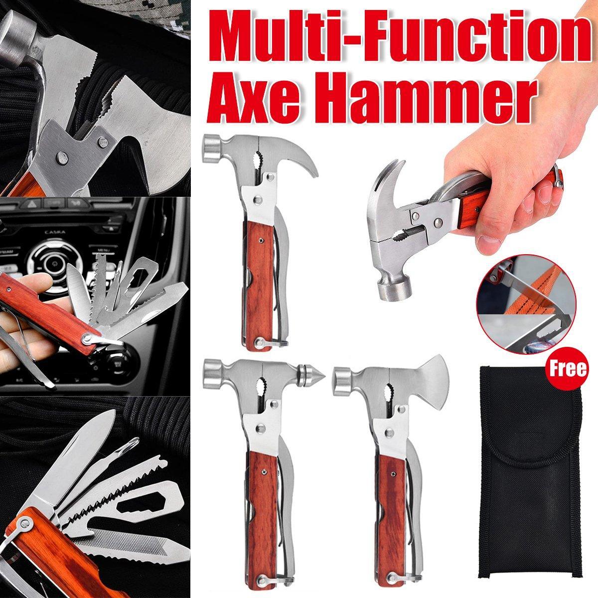 Multifunctional Axe Hammer Portable Outdoor Tool Versatile Camping Equipment - Hatchet