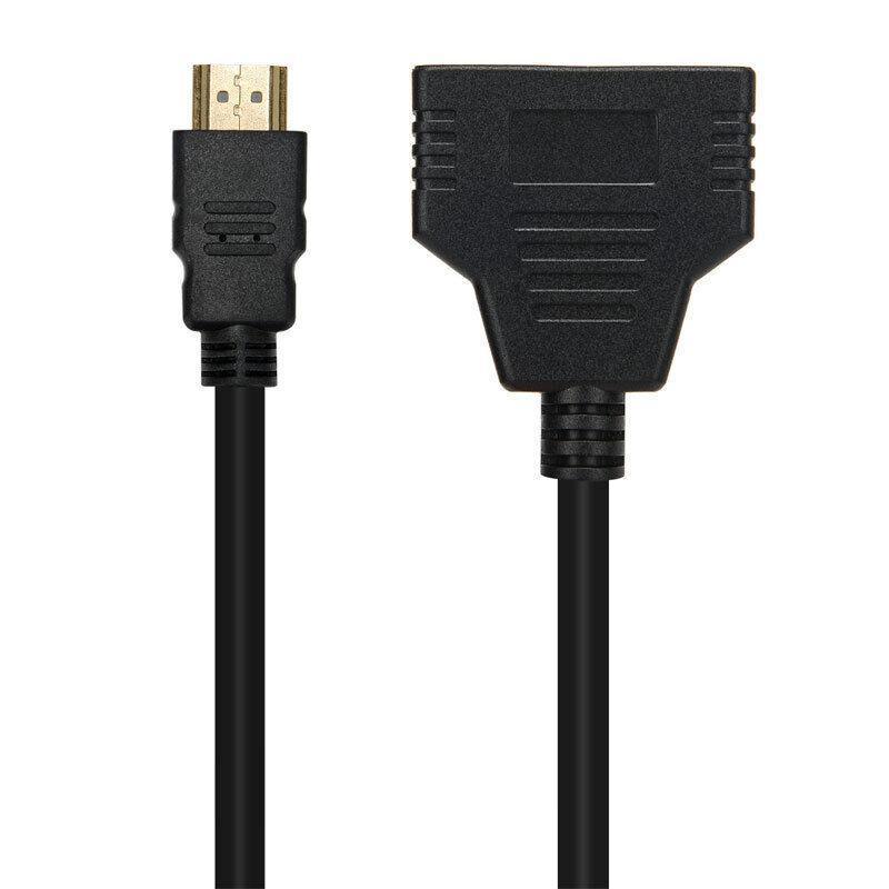 Hdmi Splitter 1 In 2 Out Cable Adapter Converter 1080P Multi Display Duplicator
