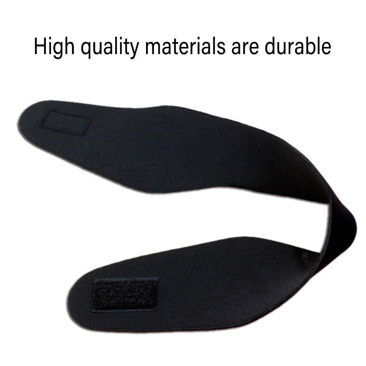 Adjustable Waterproof Swimming Headband for Ear Protection Unisex Diving Use - Blue-L