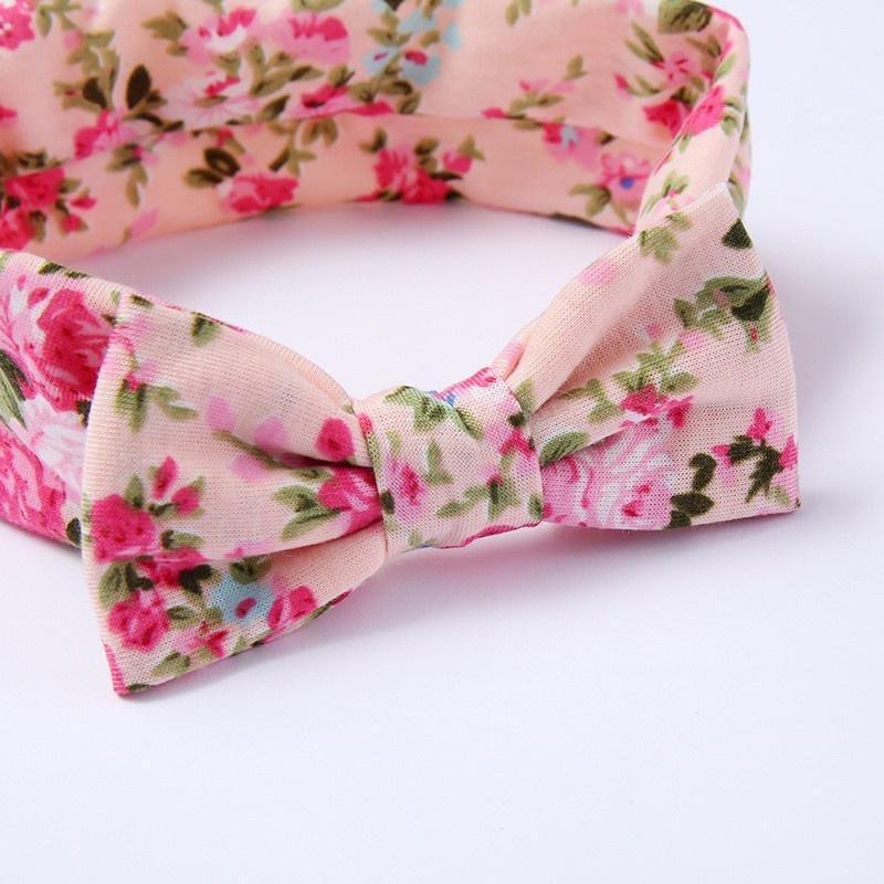 3PCS Soft Headband Wrap Set with Top Knot Single Bow Turban Style Hairbands - #3