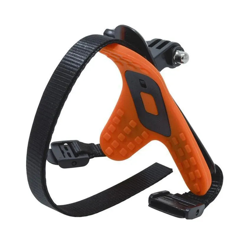 Helmet Chin Mount Holder Motorcycle Strap For GoPro Hero 9/8/7/6/5 Sports Camera - Black