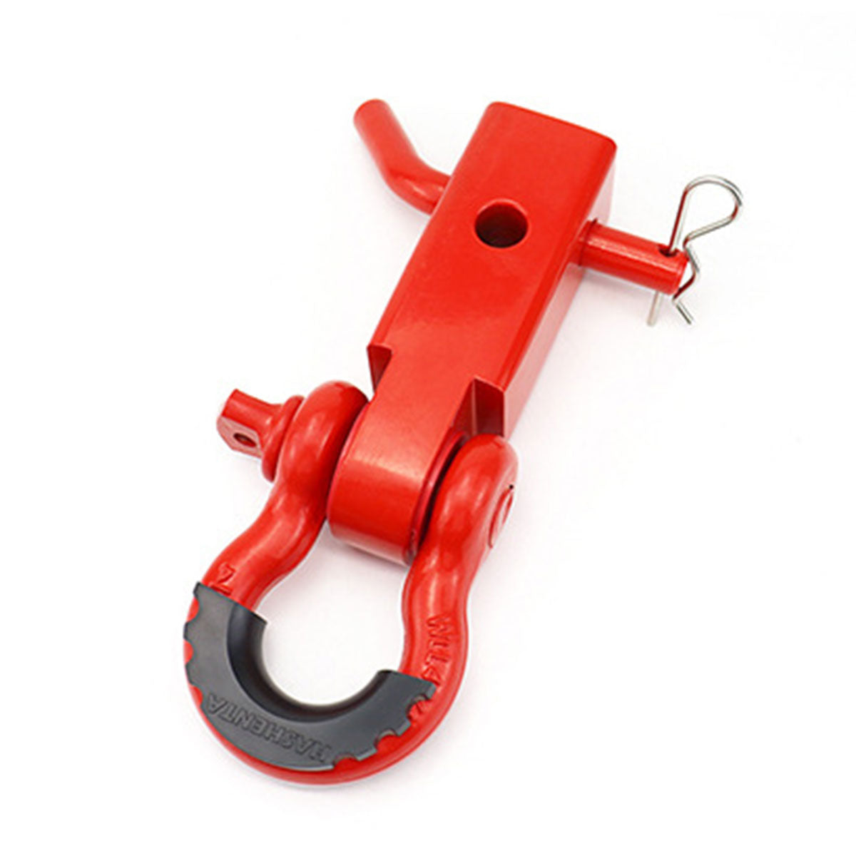 Red Trailer Arm Off Road Rescue Tow Hook Heavy Duty Steel for SUV Road Vehicle