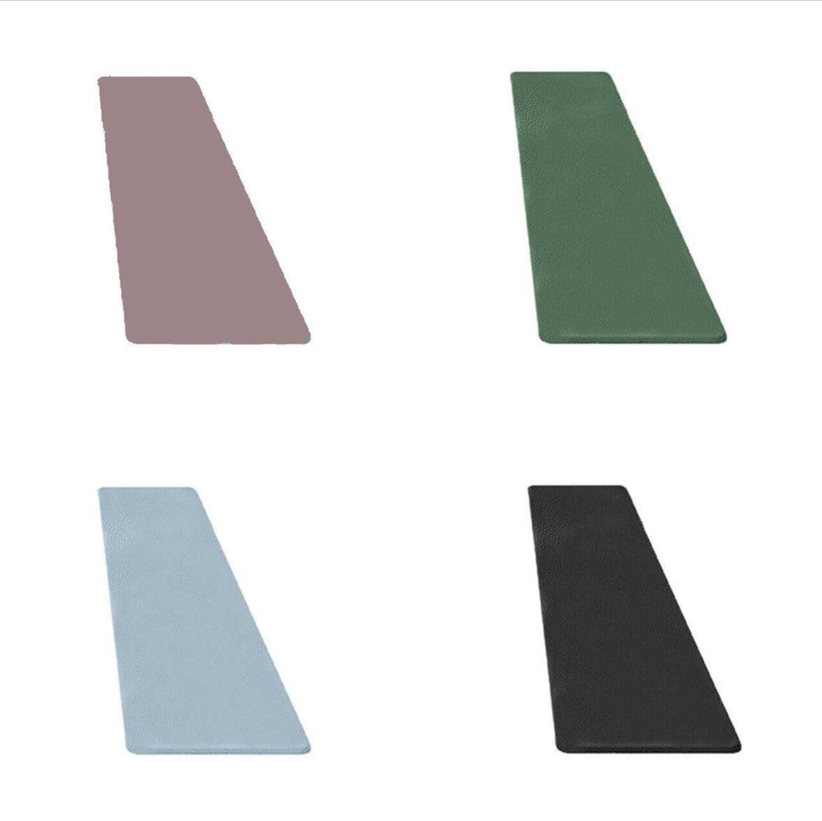 44x180cm Non-Slip Waterproof Kitchen Door Mat Floor Rug Carpet Anti-Oil Easy Clean - Green