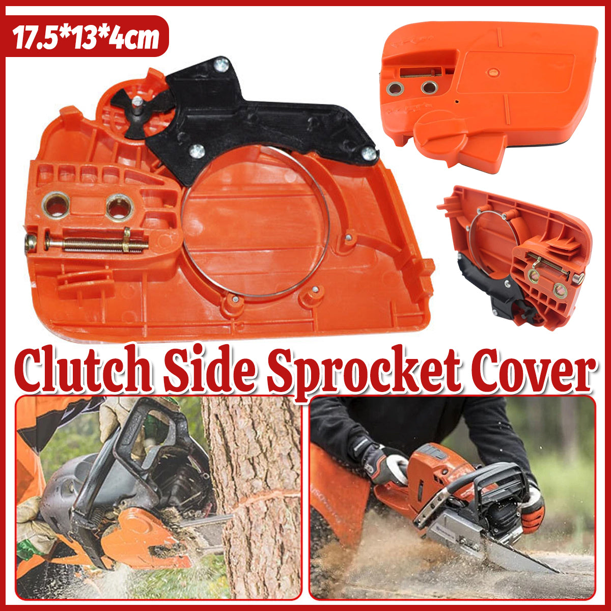 For Husqvarna 235E/236/240 Clutch Side Sprocket Cover Brake Chainsaw Parts L