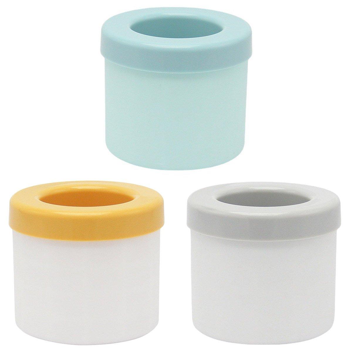 Silicone Ice Cube Tray Mould Ice Box Compartment Bucket for Easy Ice Making - Blue