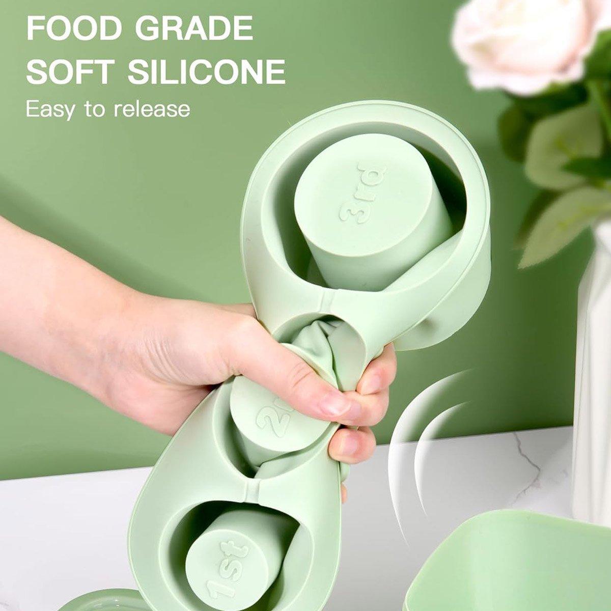 Silicone Ice Cube Tray for 20oz 30oz 40oz Tumbler Easy Release Reusable Mold - Coffee