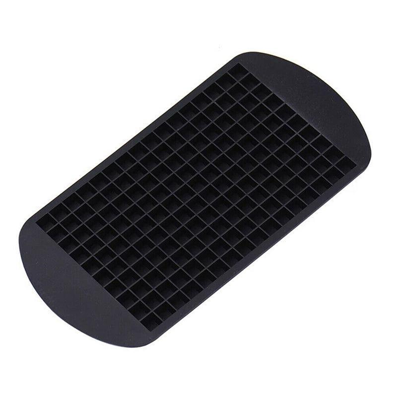 160 Grids Ice Cube Tray Ice Maker Mold Frozen Cubes Silicone Mini Small Diy Au - Black