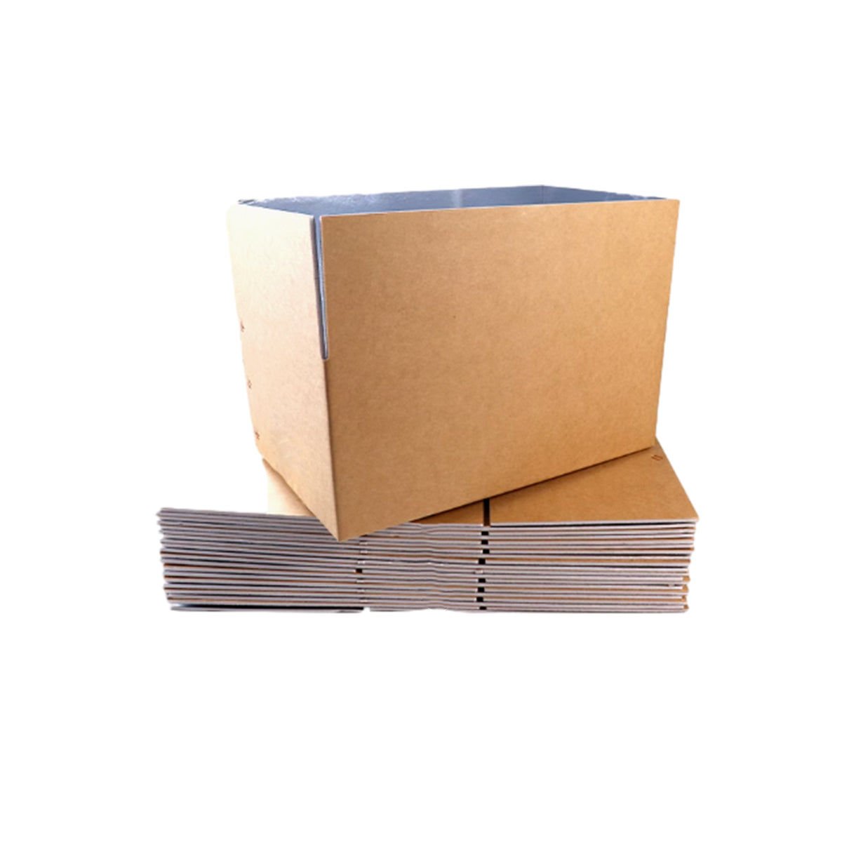 10pcs Insulated Carton Cold Chain Packaging Box Seafood Fresh Fruits Storage - 38.5x25x18.2cm