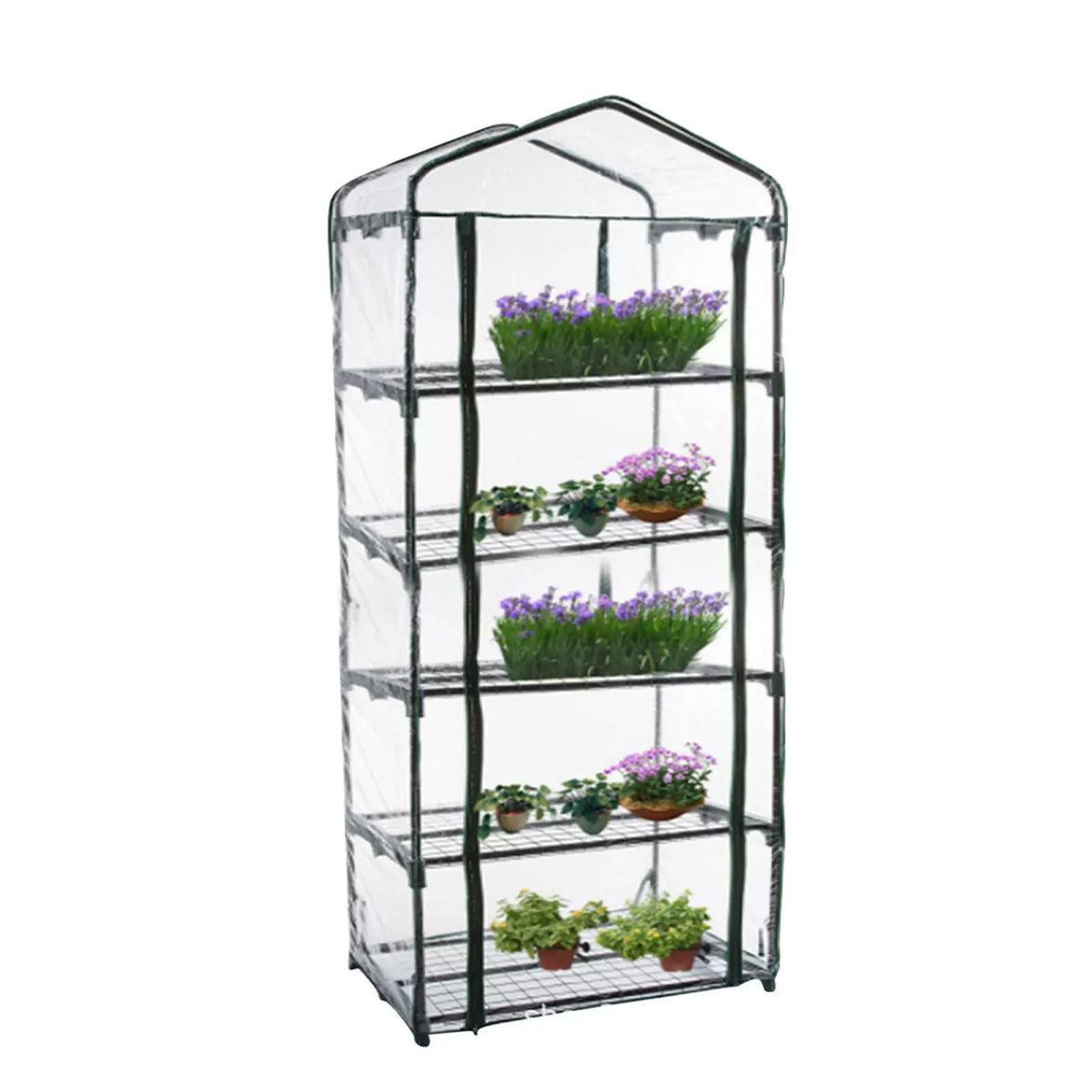 5 Tier Garden PVC Plant Insulation Warming Shed Conservatory Cover No Brackets