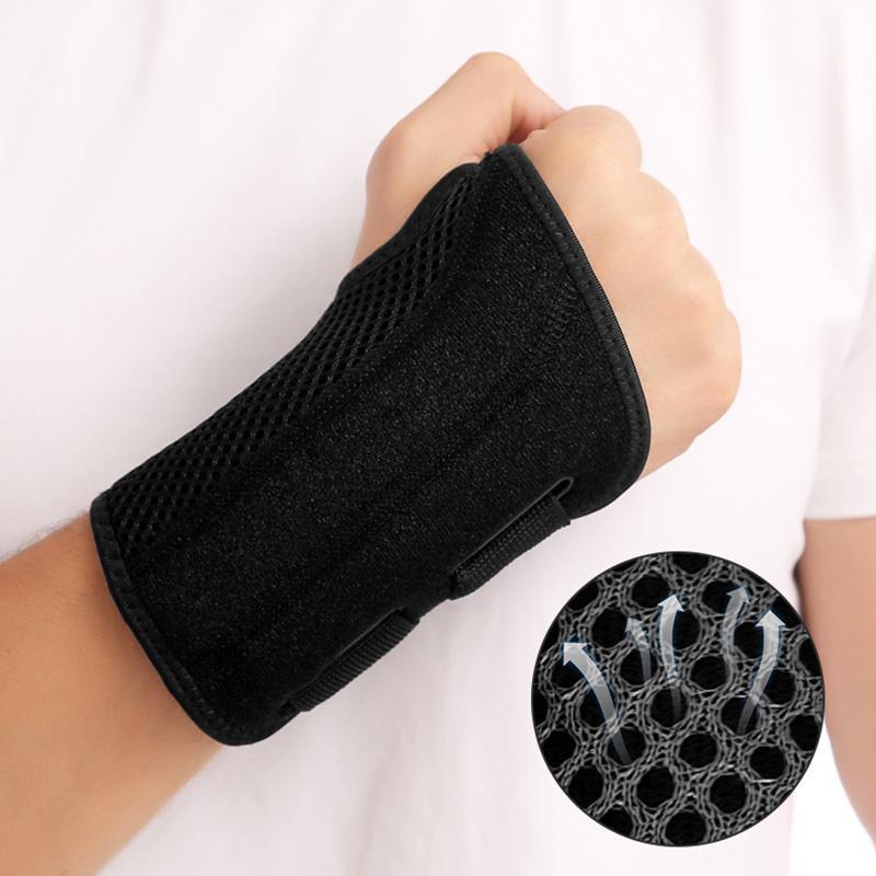 Carpal Tunnel Wrist Brace Night Sleep Wrist Support Wrist Splint Pain Men Women Right Hand - Grey