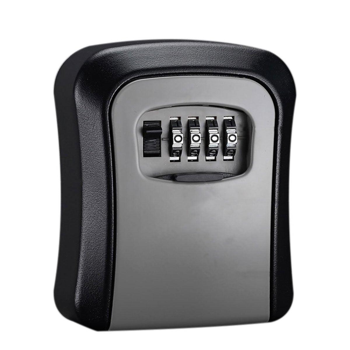 Combination Key Box with Combination Lock for Home Office Security Storage - Black