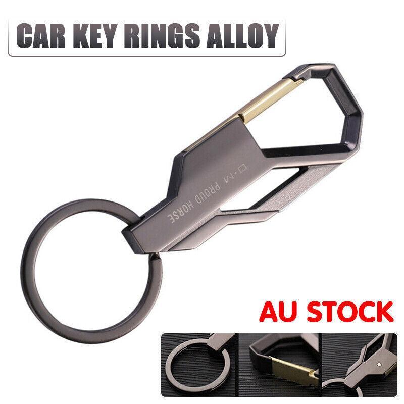 Stylish Metal Car Key Rings Alloy Chain Heavy Duty Gift Keyring Keychain Holder