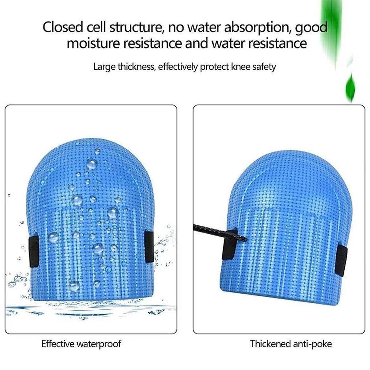 Professional Knee Pads for Construction Flooring Tiling Knee Protection Gear - Black