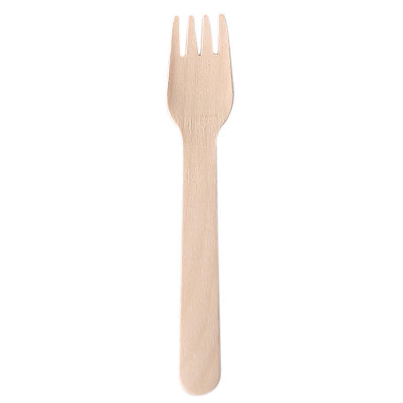 Wooden Cutlery Set Disposable Bamboo Wood Bulk Buy Forks Spoons Knives Party - 100PCS Knives