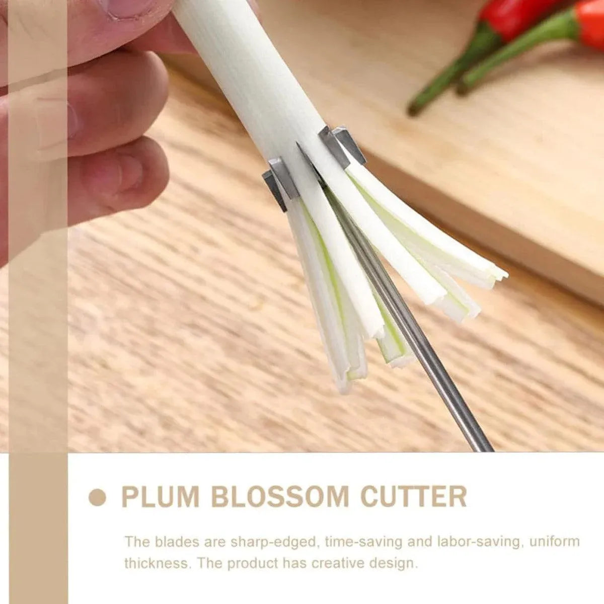 1-Piece Scallion Shredder Kitchen Tool