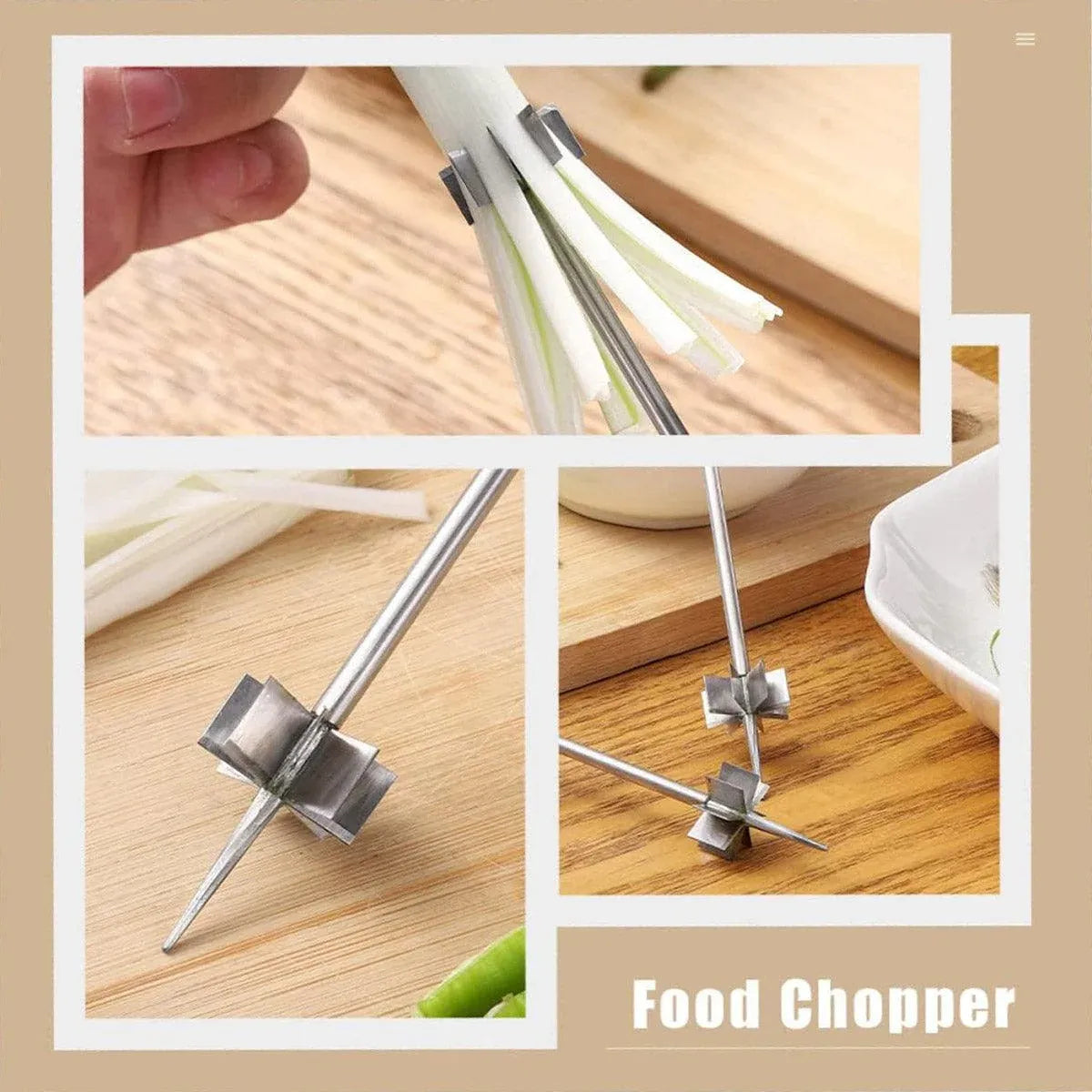 1-Piece Scallion Shredder Kitchen Tool