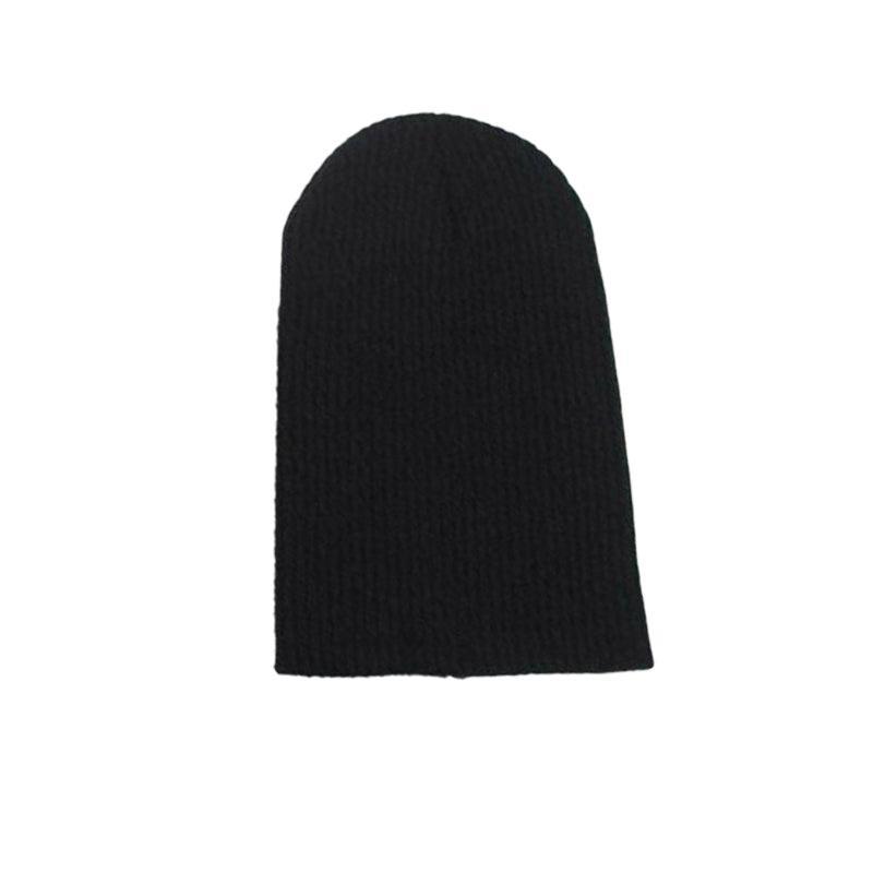Winter Thermal Warm Women Men Hat Slouch Baggy Hat Beanie Ski Knitted Cap - Red