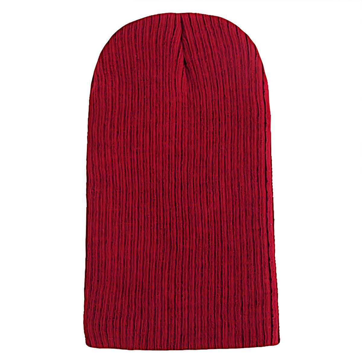 Winter Thermal Warm Women Men Hat Slouch Baggy Hat Beanie Ski Knitted Cap - Royal Blue