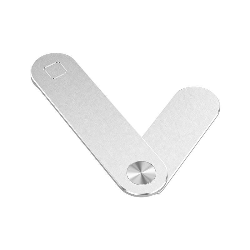 Side Mount Clip Phone Holder for Laptop Adjustable Portable Screen Bracket - Black