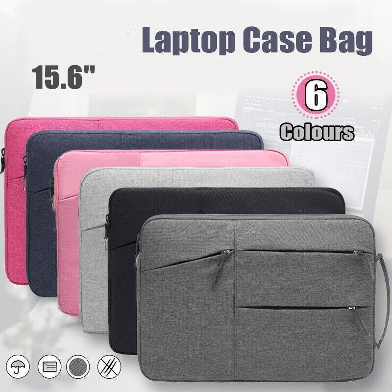 Laptop Sleeve Travel Bag Carry Case For Macbook Air Pro 15.6" - Dark Grey
