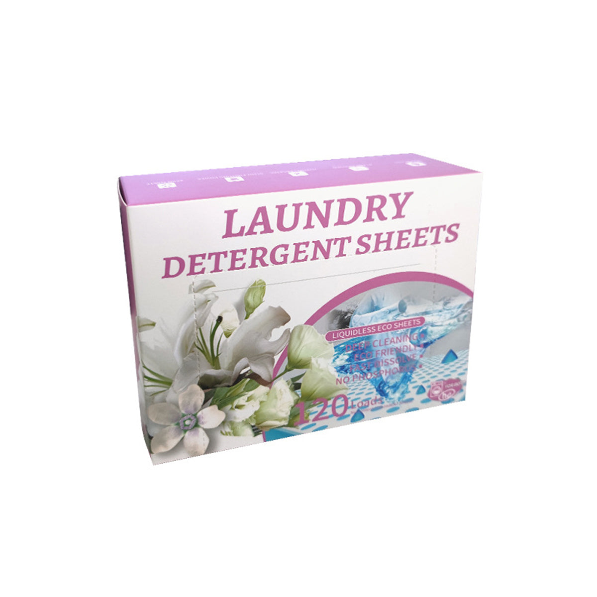 Laundry Tablets Set Portable Cleaning Pods Concentrated for Household Washing - Flax