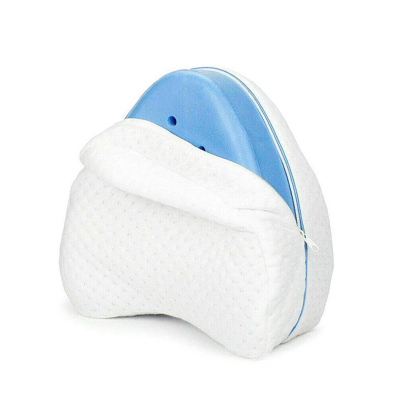 Knee Support Ergonomic Memory Foam Leg Pillow Cushion Washable Cover