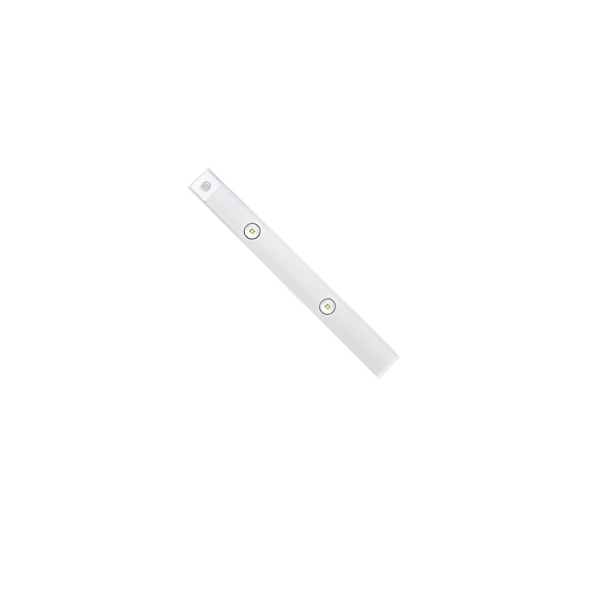 Ultra-Thin Intelligent LED Motion-Sensing Light Bar Rechargeable Strip Lamp - Remote Control Model - White 60cm