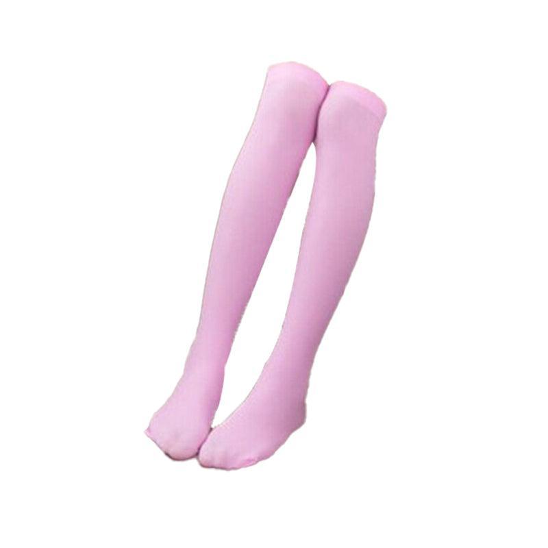 Womens Girls Long Socks Over Knee Thigh High Stockings Hosiery Tights Pantyhose - Purple