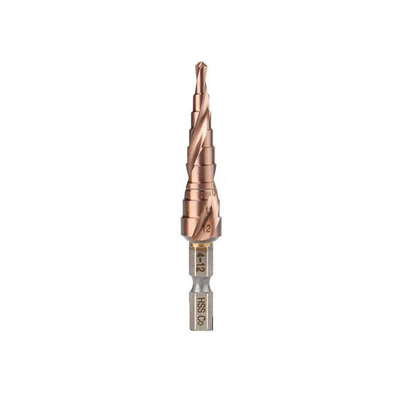 Hss M35 Cobalt Steel Step Cone Drill Bit Hole Saw Cutter 4-12/20/32Mm 5-21/27Mm - M35 Co 4-12mm