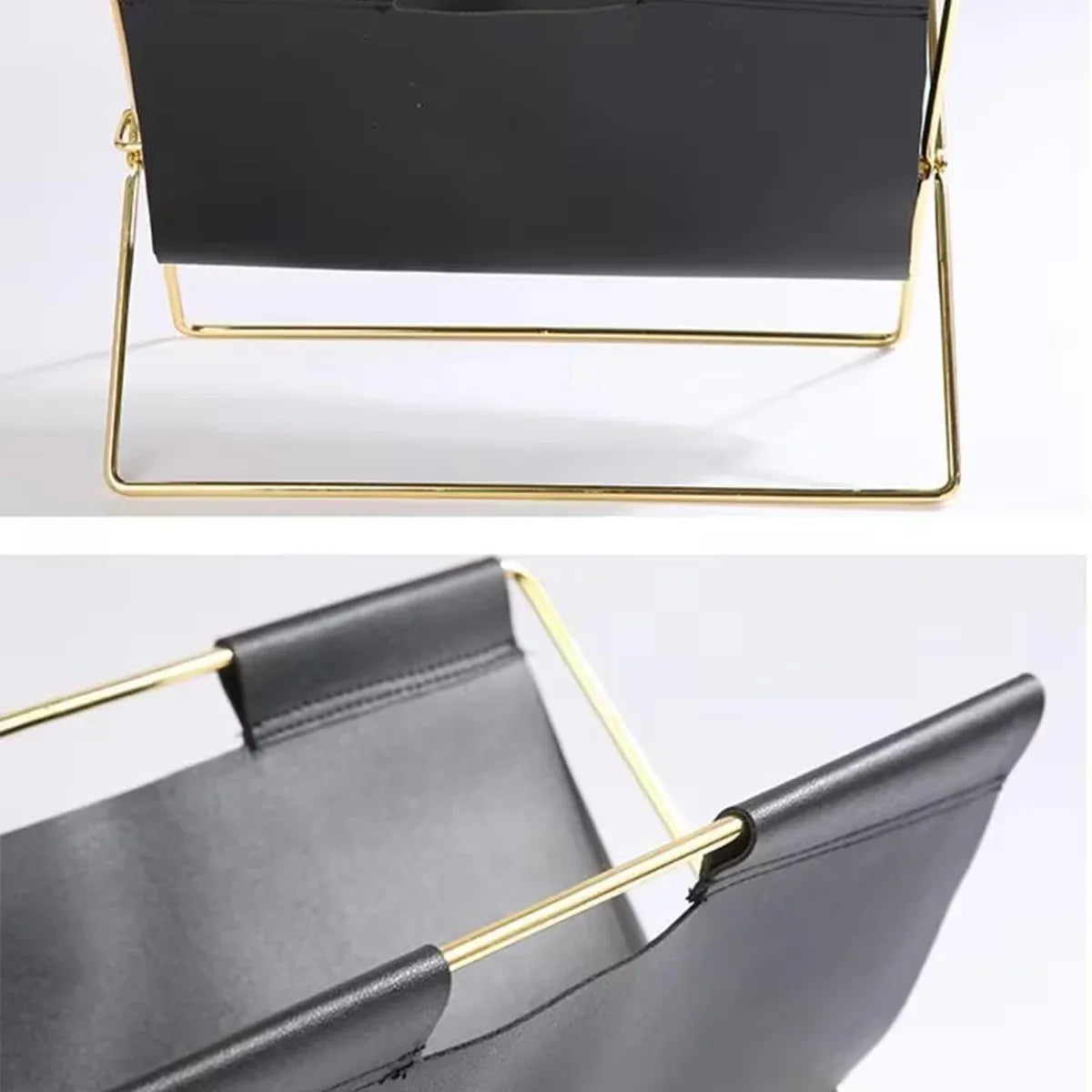 Minimalist Foldable Magazine Rack Easy to Storage Durable for Home Living Room