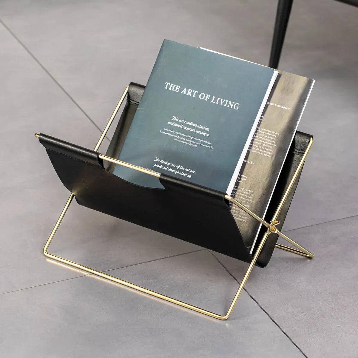 Minimalist Foldable Magazine Rack Easy to Storage Durable for Home Living Room