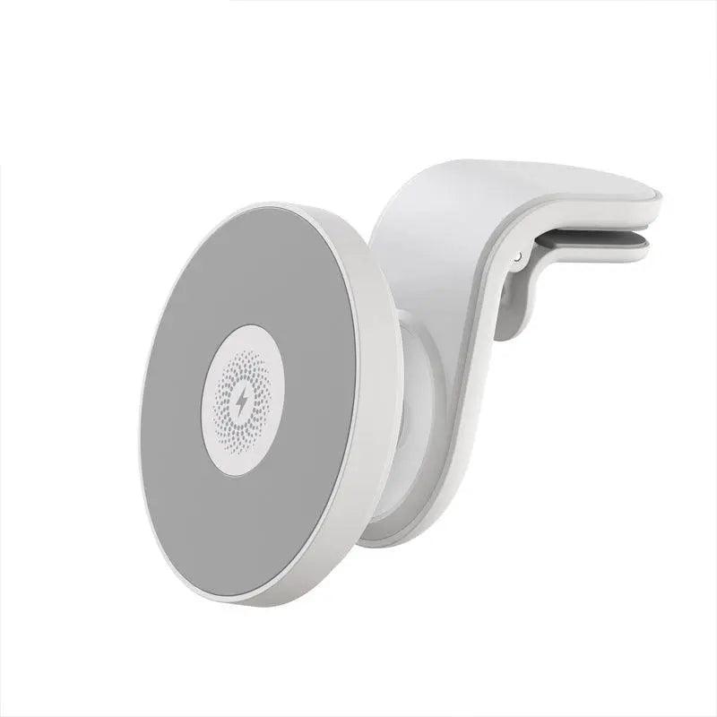 Wireless 15W Magnetic Car Mount Holder Charger For Iphone 13 12 Pro Max Magsafe - White