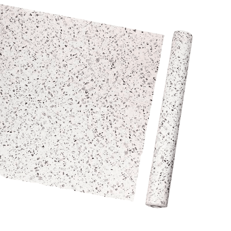 10M Marble Self-Adhesive PVC Wall Sticker Wallpaper Decor - White Marble-B