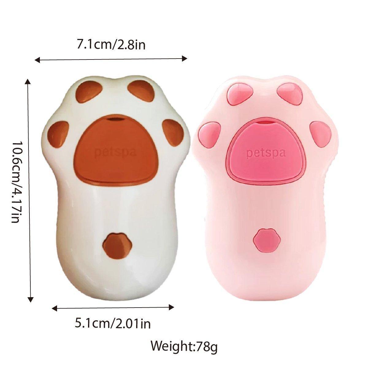 Pet Spray Massage Comb for Cats Dogs Cleaning Grooming Shedding Detangling Brush - Pink