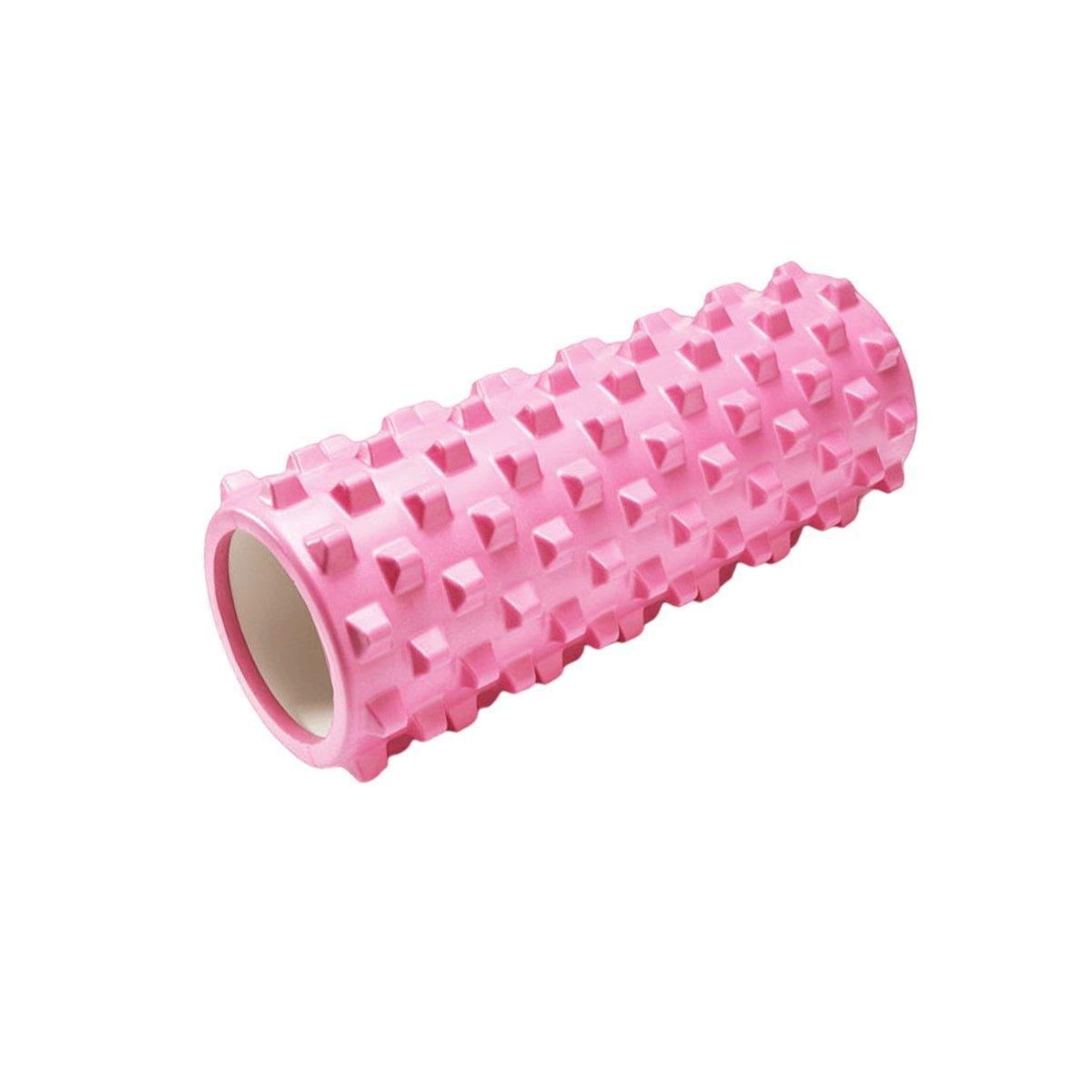 High Density EVA Foam Roller Yoga Massage Stick for Fitness - Crescent Style Blue-45cm