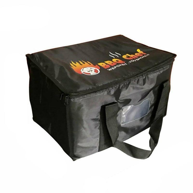 Insulated Food Delivery Bag Thermal Pizza Takeaway Cooler Storage 16L 28L 50L - 16L-28x19x20cm