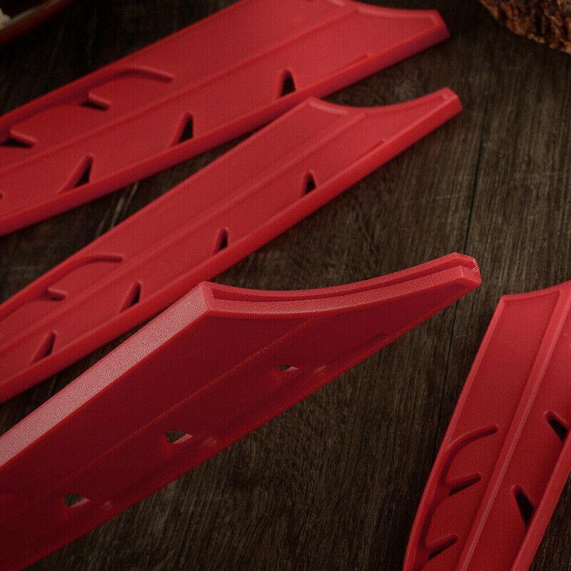 Plastic Knife Sheath Edge Guard Cover Scabbard Slicing Blade Red Protector Chef - Meat Scabbard-8in