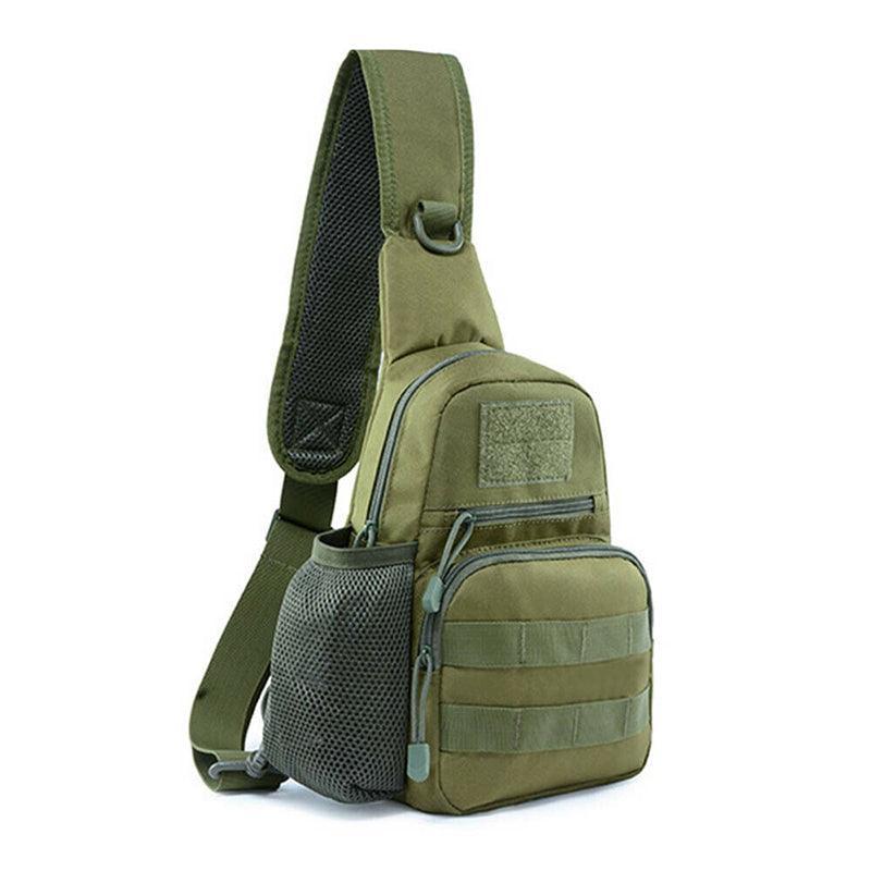 Man Shoulder Backpack Chest Bag Small Sling Cross Body Satchel Bag Outdoor - Camouflage