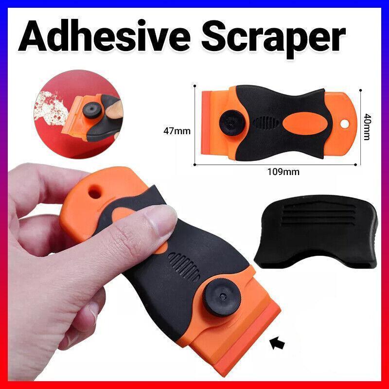 1X Plastic Razor Blade Paint Glue Adhesive Scraper Blades Cleaner Tools