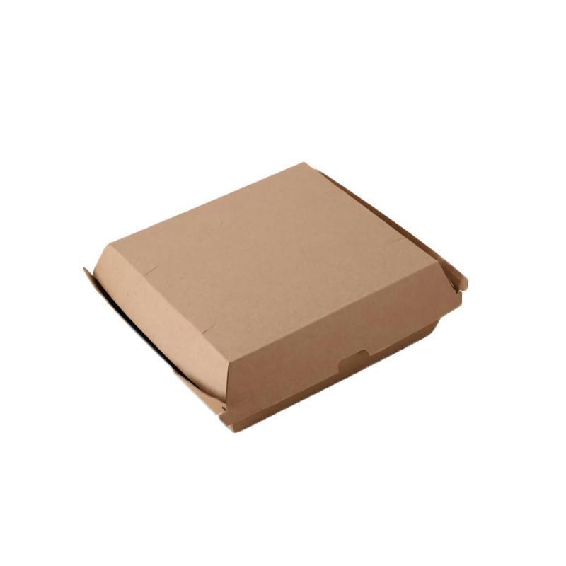 UP To 250PCS Cardboard Hot Dog Box - Brown Corrugated Kraft - Plain - CB8-200PCS