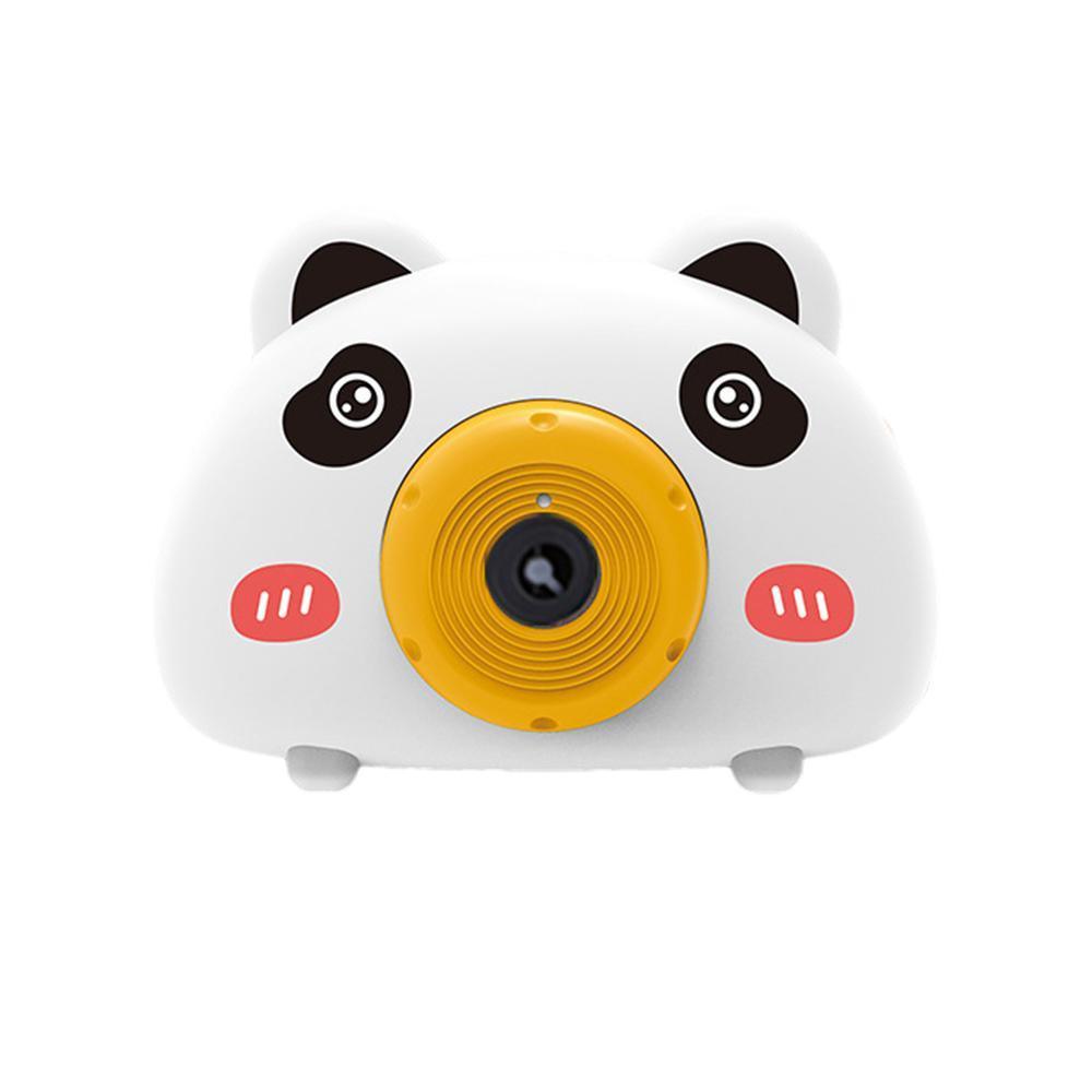 Acousto Optic Bubble Machine Camera Animal-Shaped With Light Music Toy Gift - Bear