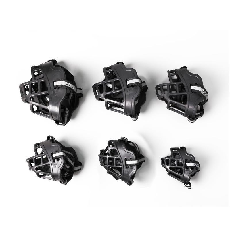 6 Sizes Adjustable Pet Dog No Bite Silicone Basket Muzzle Cage Mouth Mesh Cover - 1#