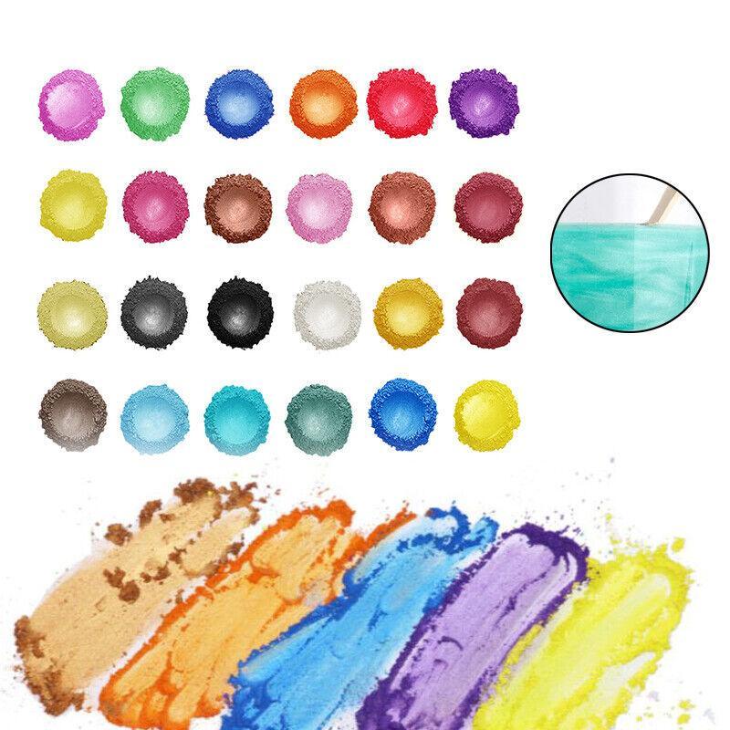 Mica Pigment Pearl Powder Resin Epoxy Premium Soaps Candle Bath Bomb Art Craft - Blakish Green