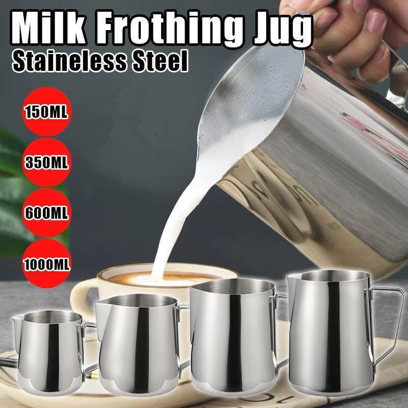 150-1000Ml Stainless Steel Milk Coffee Jug Latte Espresso Frothing Scale Pitcher - 350ML