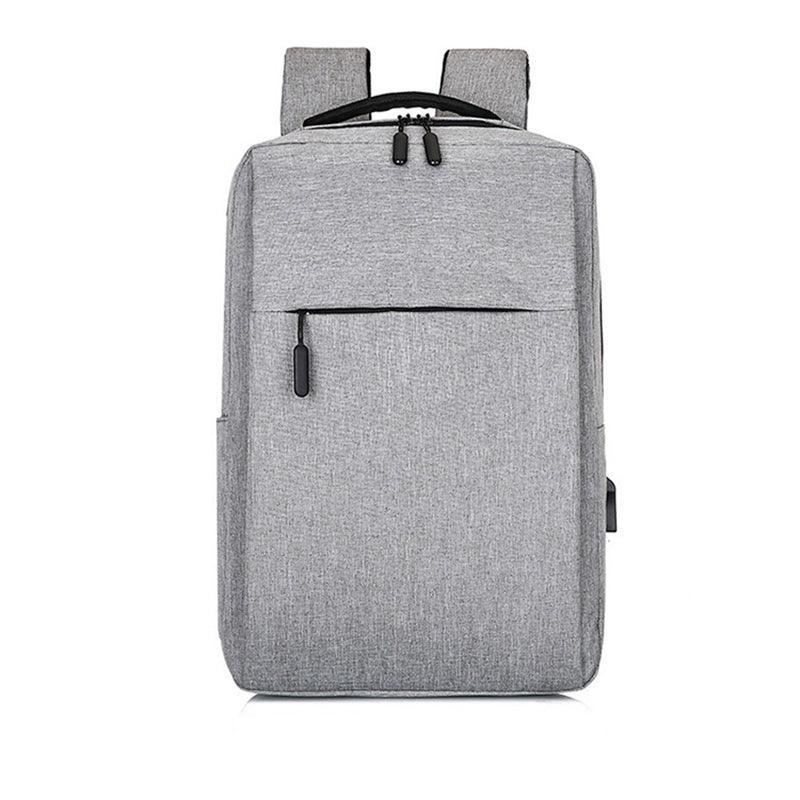 Waterproof Laptop Backpack Bag for Men Women School Travel Business Use - Black 1 Zipper