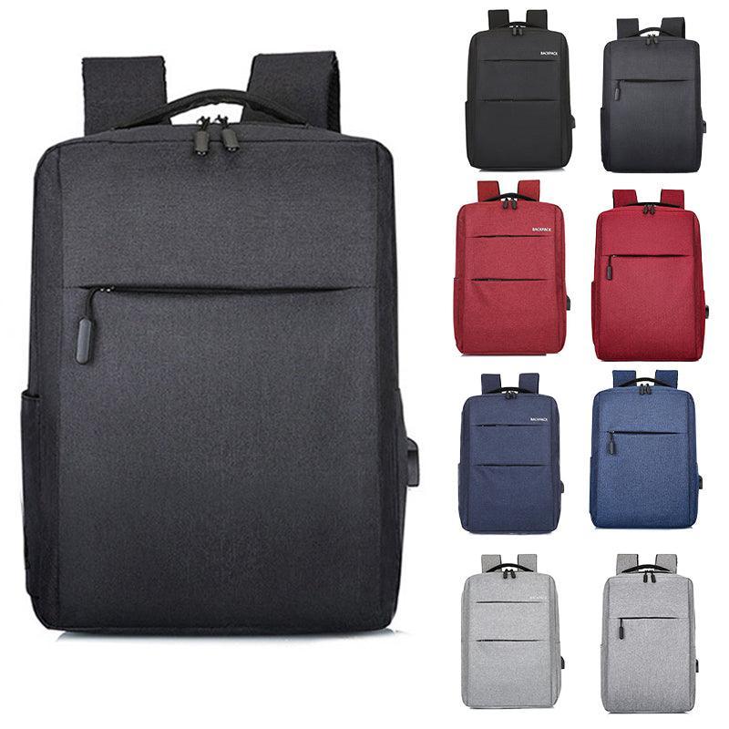 Waterproof Laptop Backpack Bag for Men Women School Travel Business Use - Grey 1 Zipper