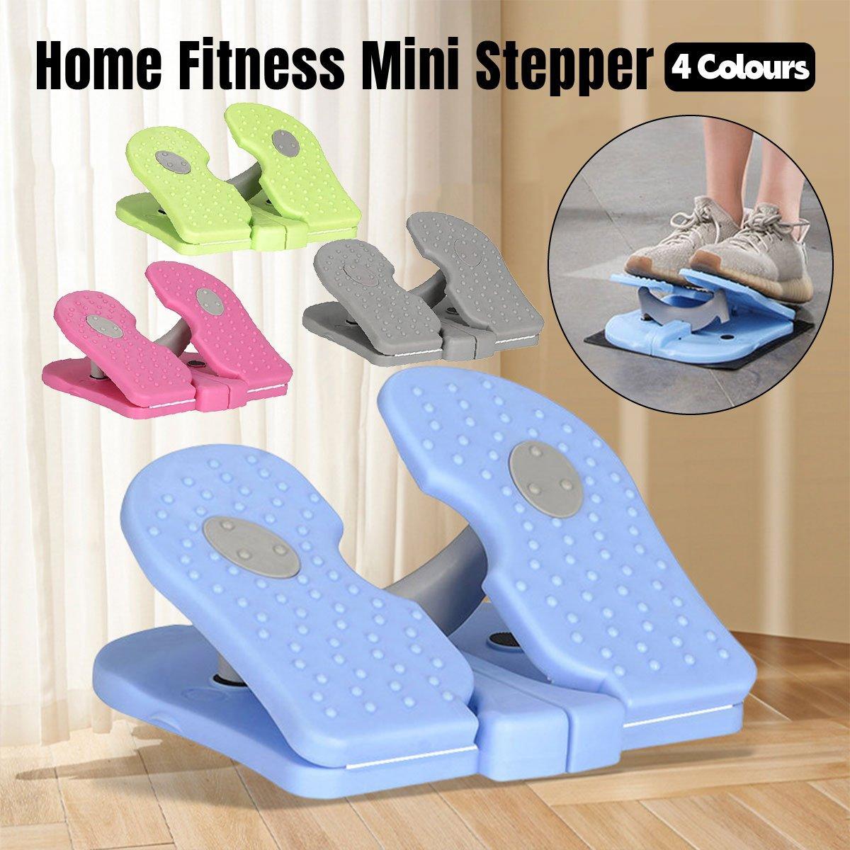 Indoor Mini Stepper Fitness Machine Leg Calf Stretch Cardio Trainer Home Workout - Green