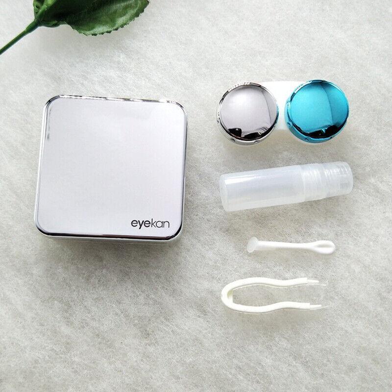 Contact Lens Tweezers Stick Inserted Remover Tool Kit Tip Storage Case Box Sets - Rose Red