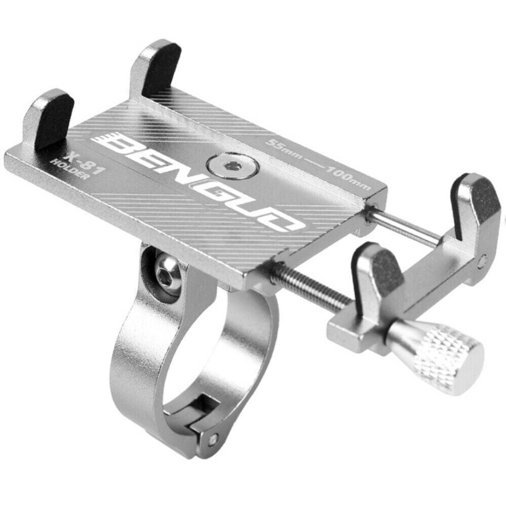 Aluminium Alloy Bicycle Phone Holder Handlebar Mount For Bike Motorcycle - Red